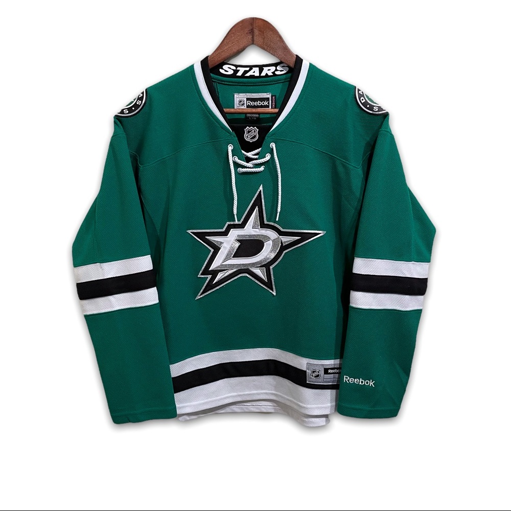 Reebok Green and White Women's Jersey